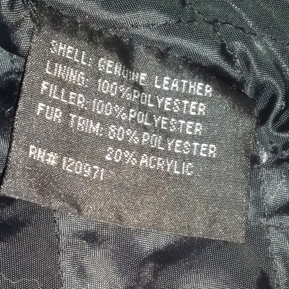 MEN'S GENUINE BLACK LEATHER JACKET (EUC) SIZE 3XLT - Picture 2 of 4